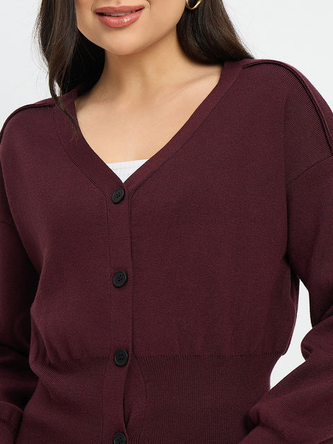 Madame Surplice Neck Top and Flared Skirt Co-ord Set