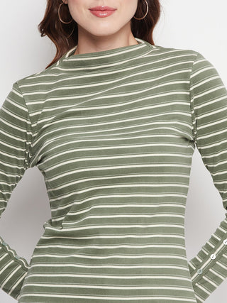 Madame Green Knitted Top