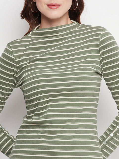 Madame Green Knitted Top