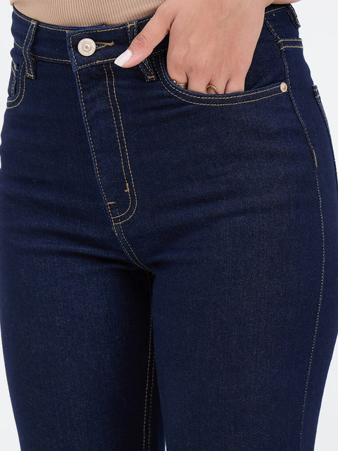 Madame Dark Blue Straight Fit Jean
