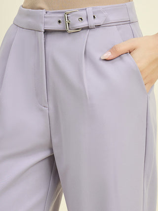 Madame Lilac Relaxed Fit Trousers