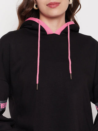 Madame Black Hooded Sweatshirt