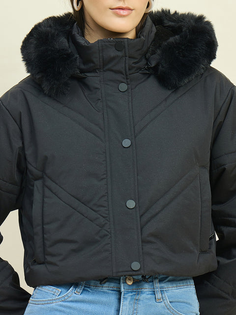 Madame Black Puffer Jacket