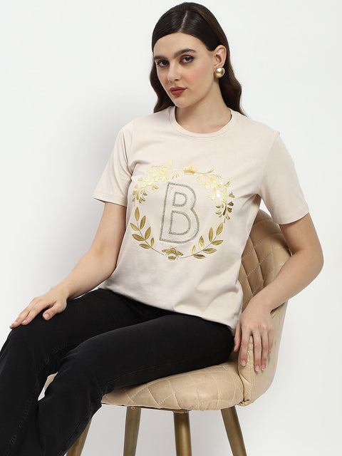 Madame Bridgerton Crystal Embellished Cotton T-Shirt