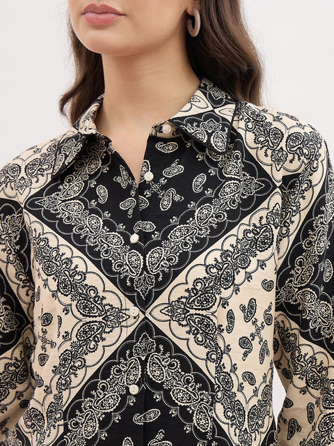 Madame Printed Rayon Blend Shirt