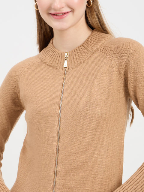Madame Fawn Zipper Sweater