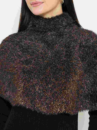 Madame Ribbed Black Sweater Dress