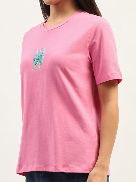 Madame Printed Pink T-Shirt