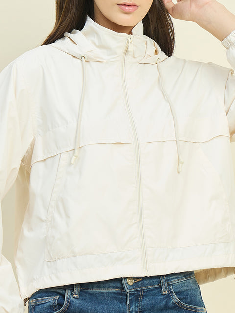 Madame Beige Hooded Jacket