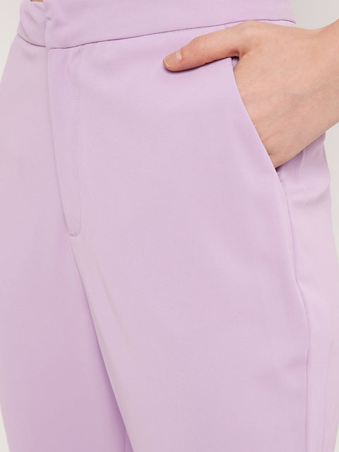 Madame Lavender Bootcut Trousers