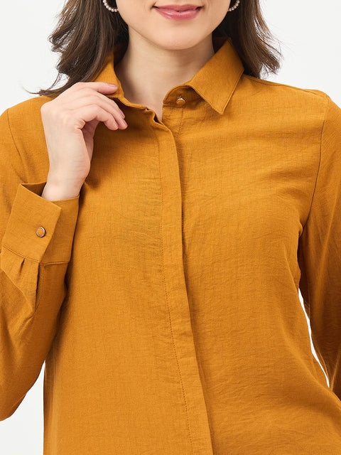 Madame Mustard Rayon-Blend Shirt