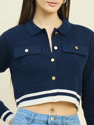 Madame Blue Knit Top