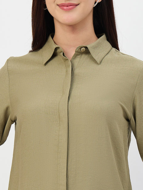Madame Olive Rayon-Blend Shirt
