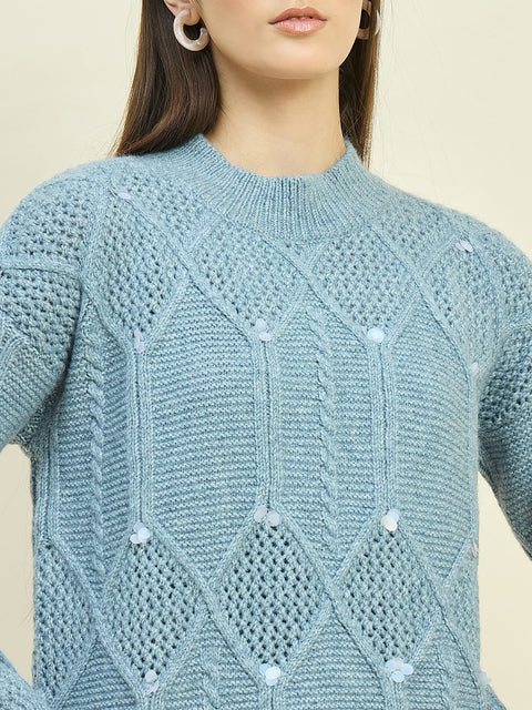 Madame Blu Textured Sweater