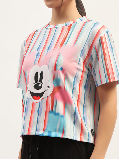 Madame Disney Printed White T-Shirt