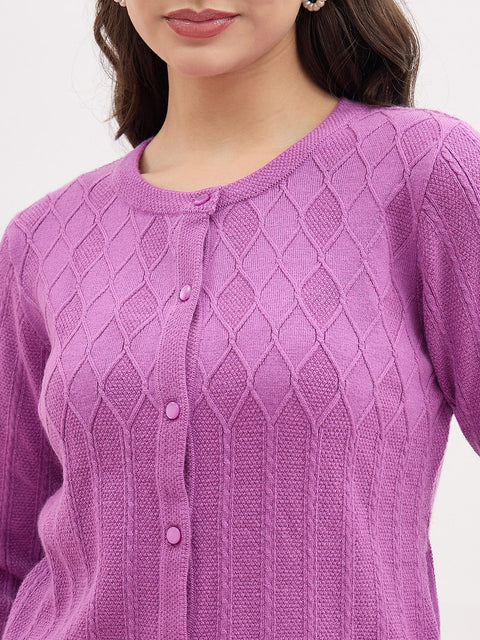 Madame Mauve Self Designed Cardigan