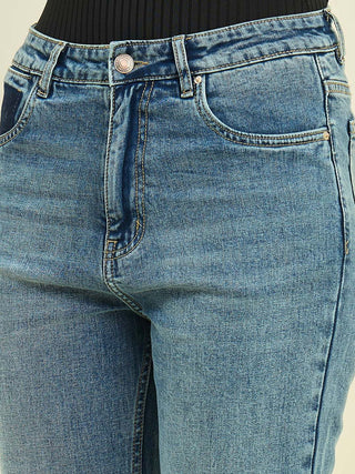 Madame Blue Straight Fit Jeans