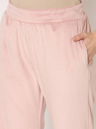 mSECRET Crew Neck Pink Track Bottoms