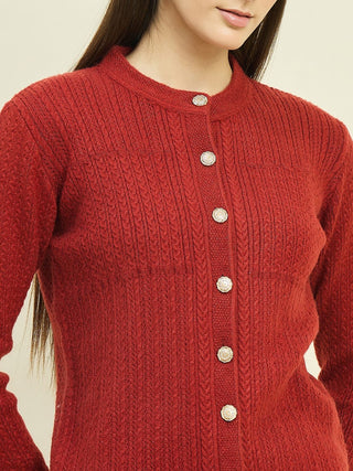 Madame Rust Round Neck Cardigan