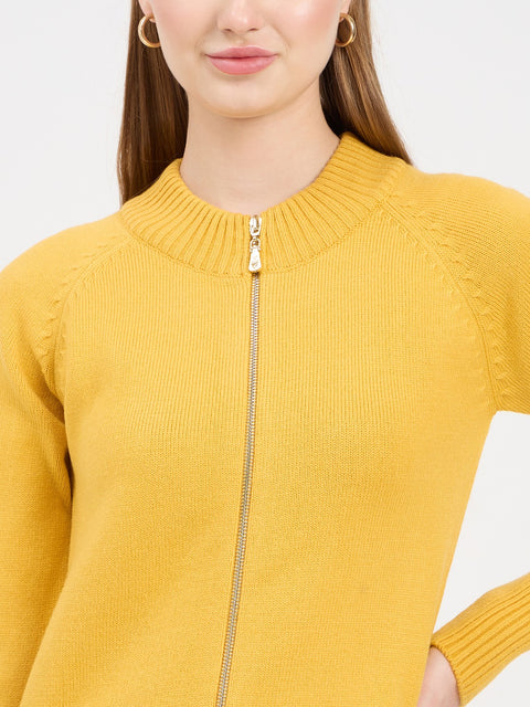 Madame Mustard Zipper Sweater