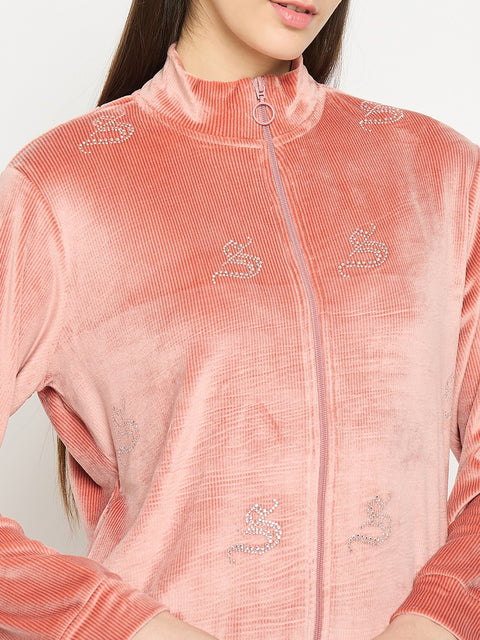 mSECRET Rust High Neck Night Suit