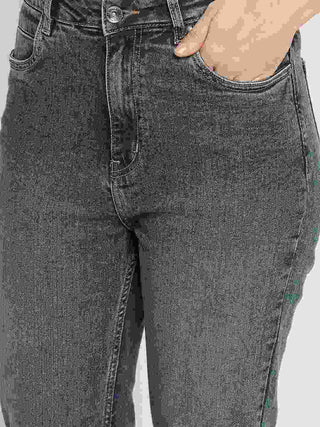 Madame Double Wash Tinted Bootcut Jeans
