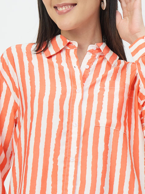 Madame Orange Viscose-Blend Shirt