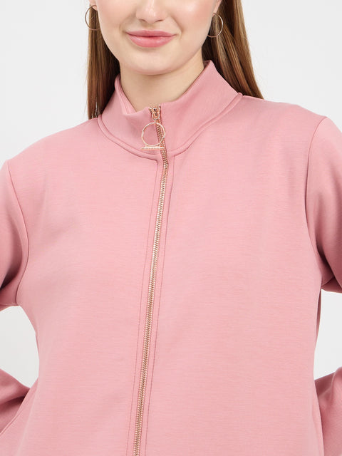 Madame Solid Blush Sweat-Shirt