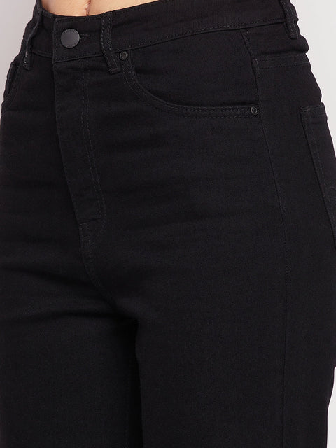 Madame Women Black Denim