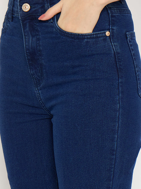 Madame Flared Fit Dark Blue Jeans