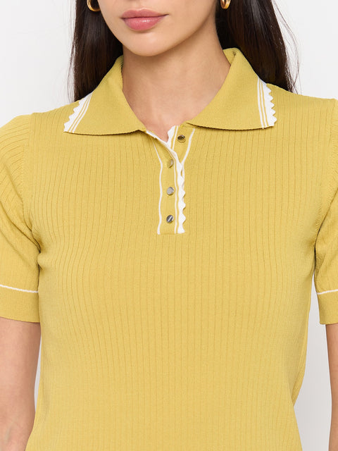 Madame Lemon Viscose-Blend Knit Top