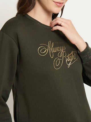 mSECRET Bottle Green Nightsuit