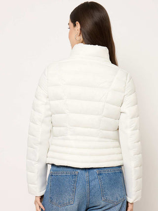 Madame White Quilted Jacket