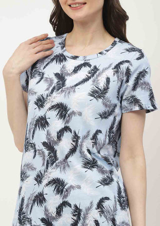 mSECRET White & Blue Combo T-shirt