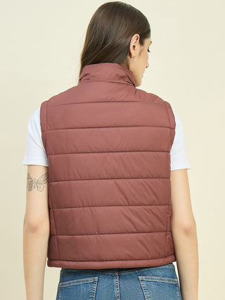 Madame Sleeveless Quilted Jacket with Hood