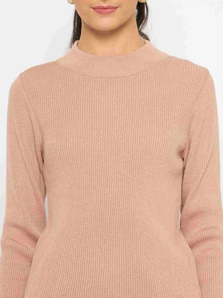 Madame Mock Neck Peach Skeeve