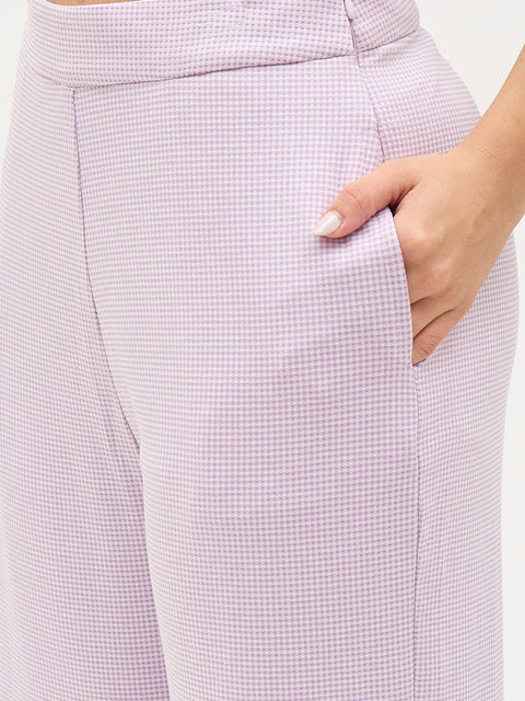 Madame Lilac Rayon Blend Co-ord Set