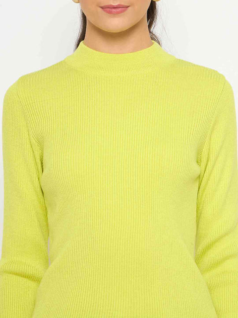 Madame Mock Neck Lemon Yellow Skeeve
