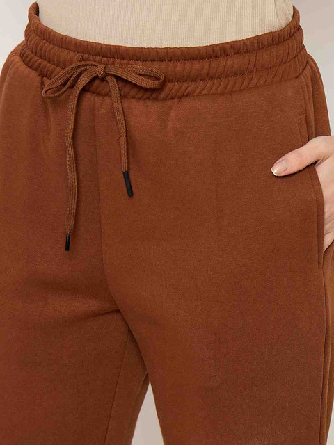 mSECRET Light Brown Embroidered Night Suit