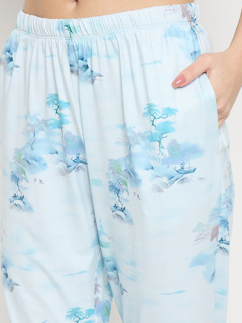 mSECRET Sky Blue Night Suit