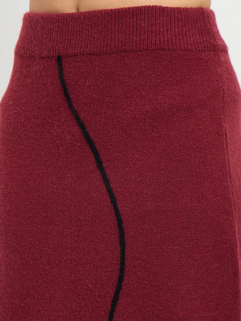 Madame Sweatshirt and Skirt Knit Co-ord Set