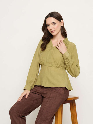 Madame Olive Rayon Blend Top