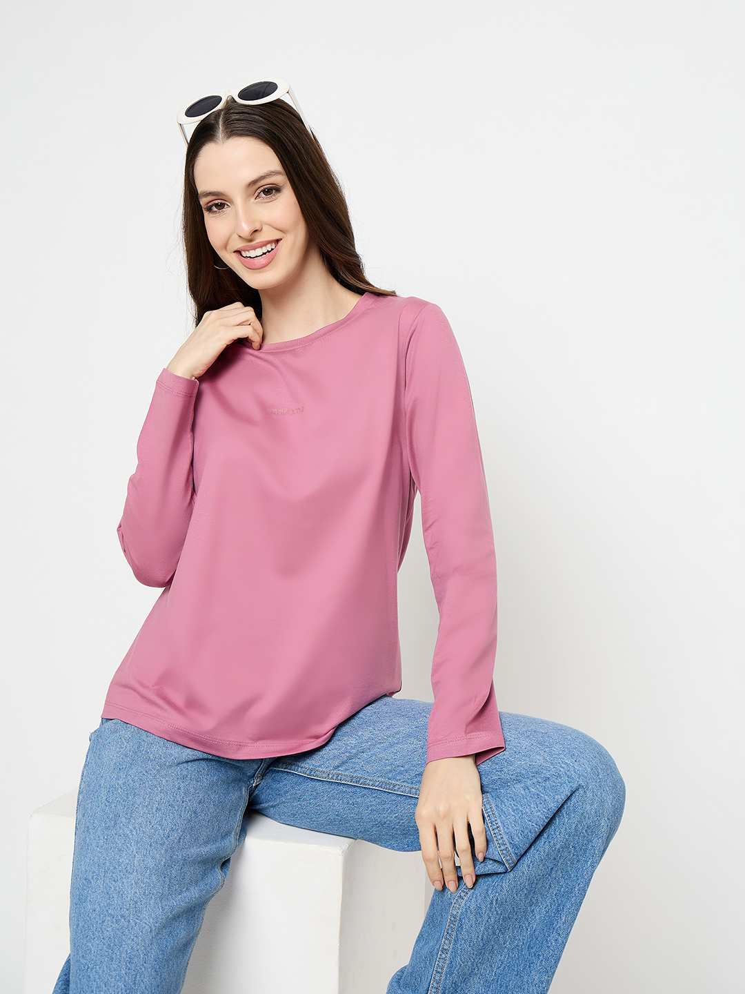 Madame Lilac Cotton Blend Top color swatch