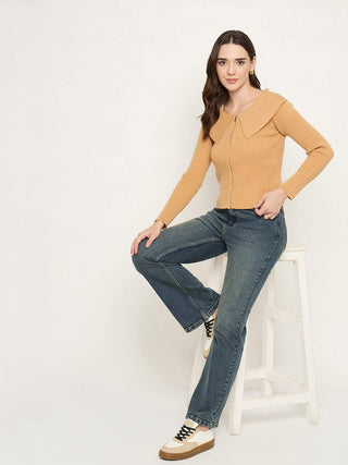 Madame Double Wash Tinted Bootcut Jeans