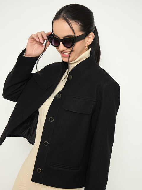 Madame Black Short Coat