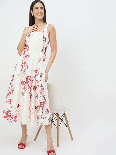 Madame Off-White Stretch Bodycon Dress