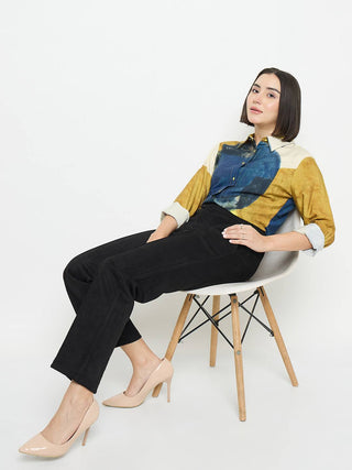 Madame Black Tapered Trousers