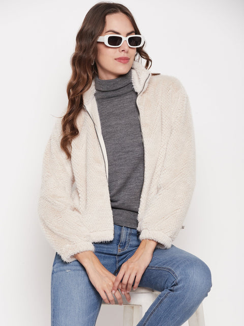 Madame Off-White Fluffy-Knit Sweatshirt