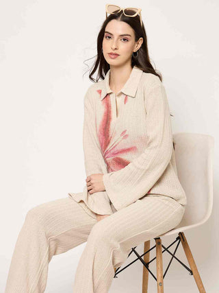 Madame Beige Straight Fit Trousers