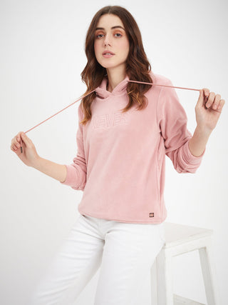 Madame Solid Blush Sweat-Shirt